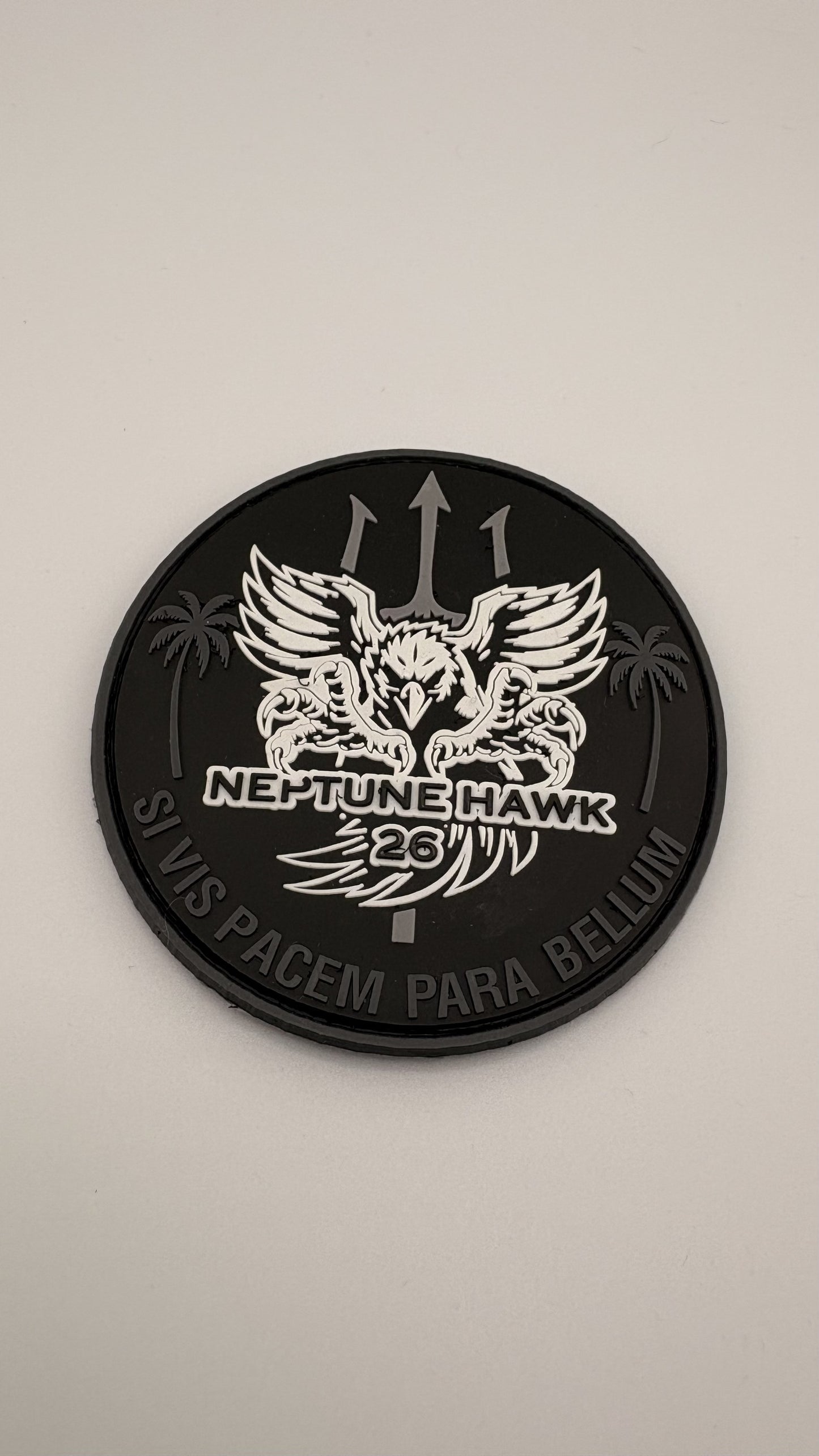 Custom moulded PVC patch with raised colour detail and hook-and-loop backing — gallery image 4