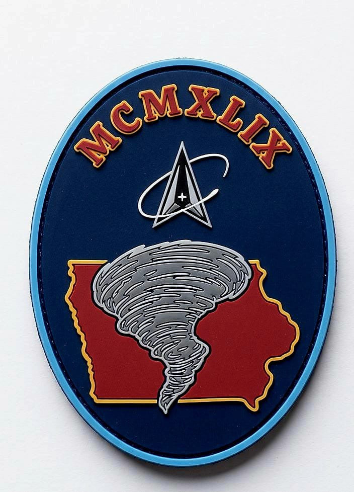 Custom moulded PVC patch with raised colour detail and hook-and-loop backing — gallery image 7