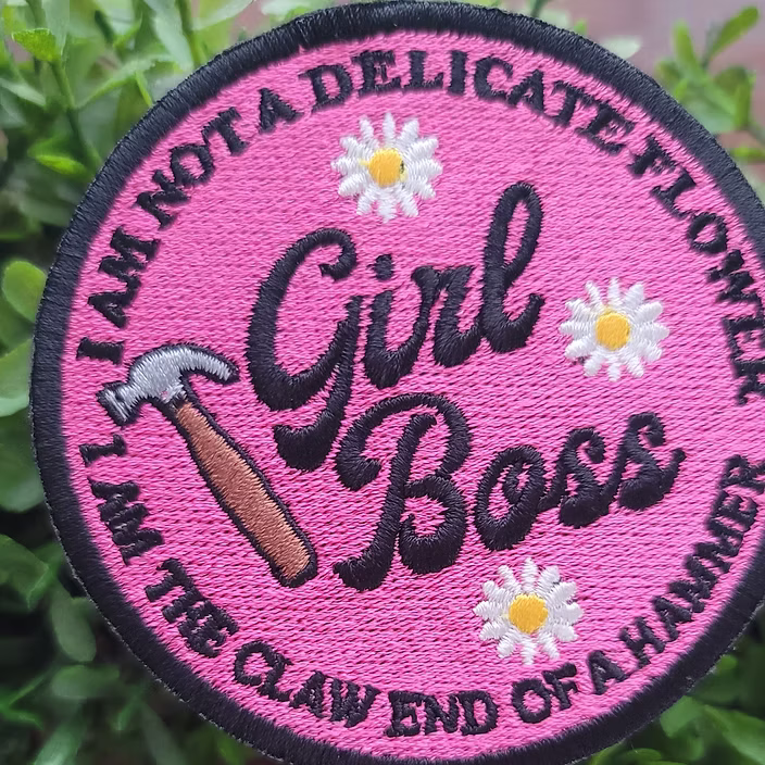 Girl Boss Custom Patch