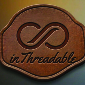Custom leatherette patch with engraved detail and optional plain, Hydebond, or Velcro backing.