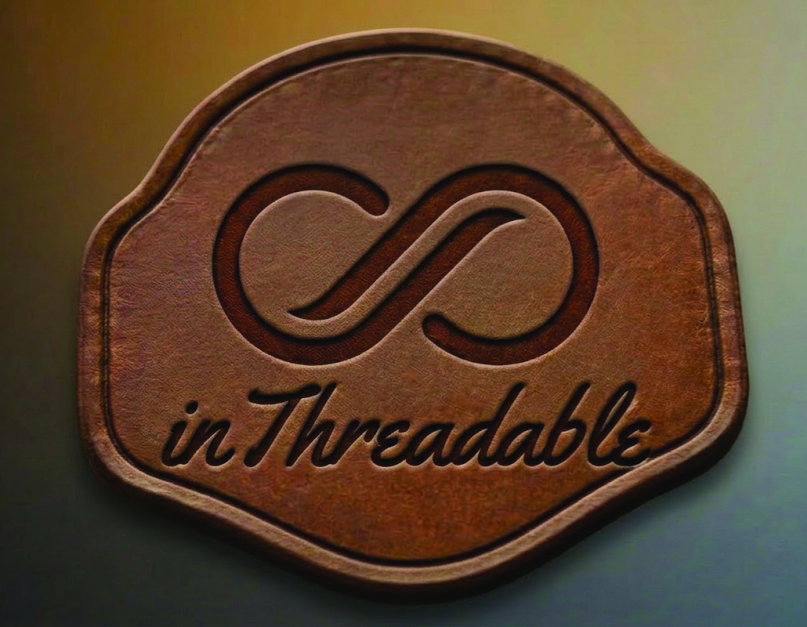 Custom leatherette patch with engraved detail and optional plain, Hydebond, or Velcro backing.