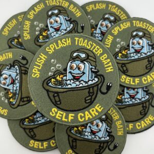 Funny tactical military patch with rubber ducky design